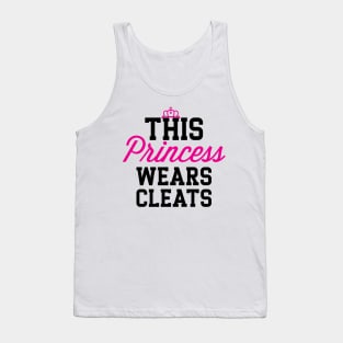 This Princess Wears Cleats' Sport Softball Tank Top